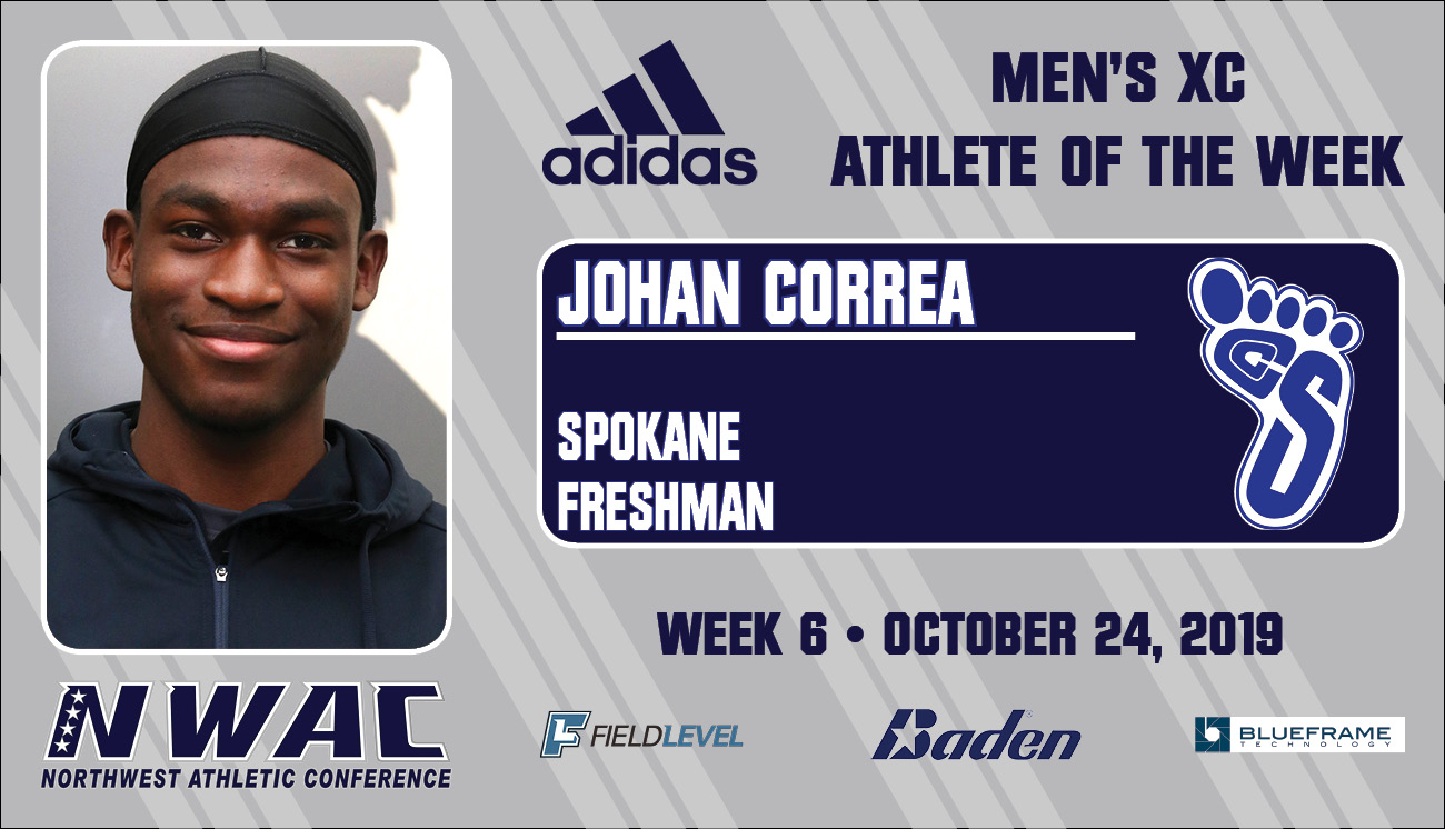 Adidas Athlete of the Week graphic for Johan Correa