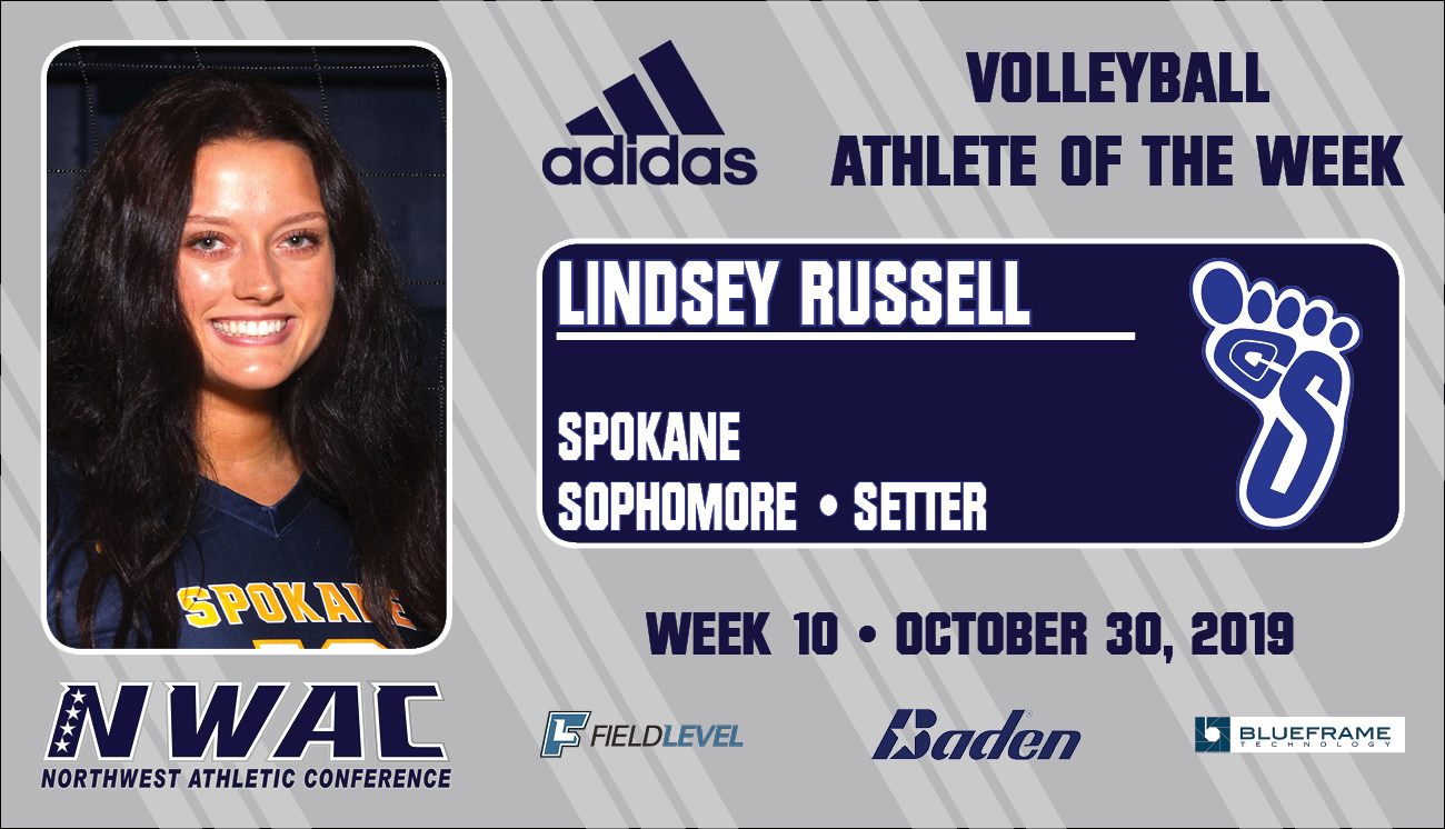 Adidas Athlete of the Week graphic for Lindsey Russell 