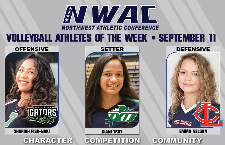 NWAC Athlete of the Week Photo Collage