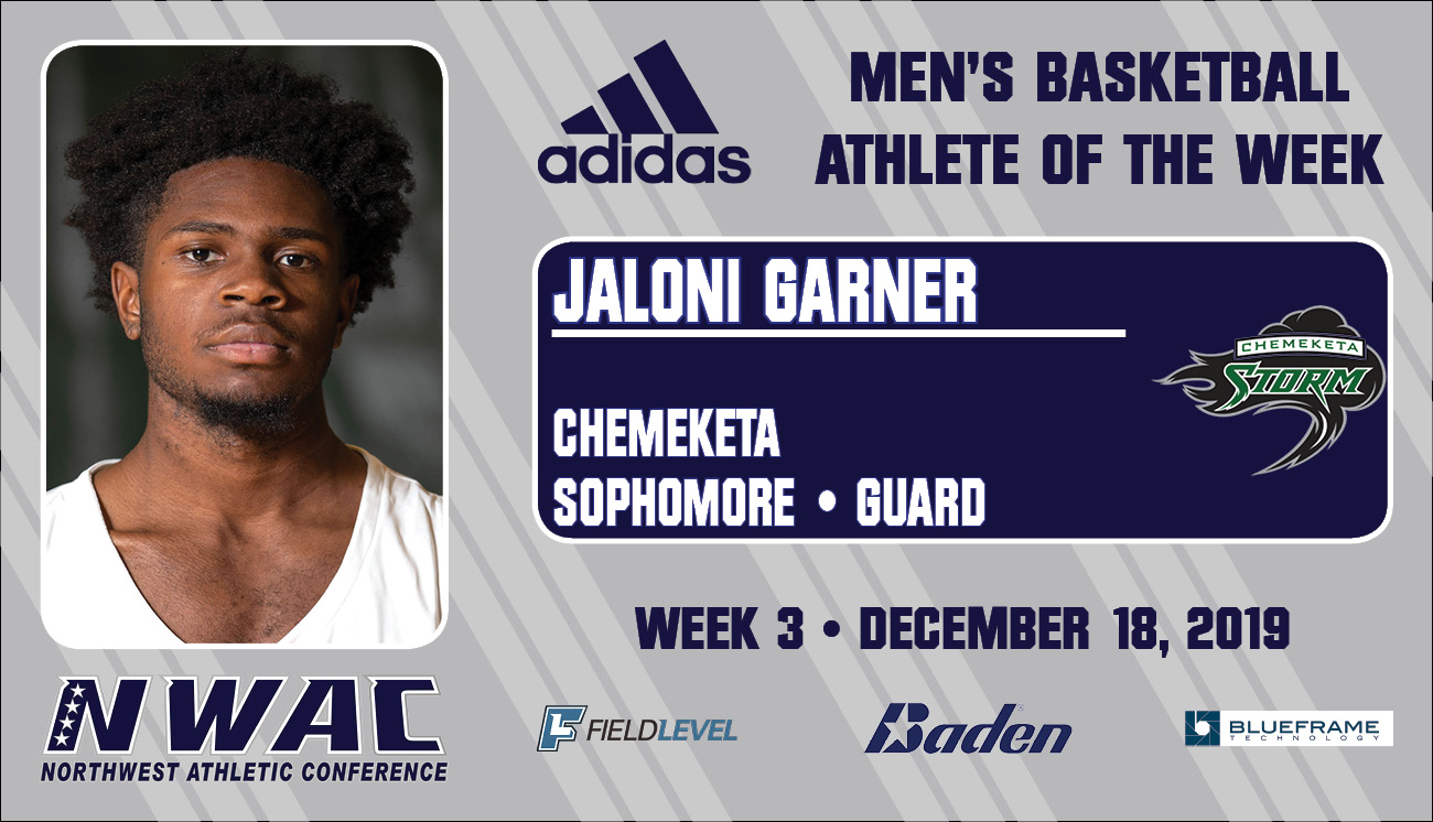 Adidas Athlete of the Week graphic with photo of Jaloni Garner