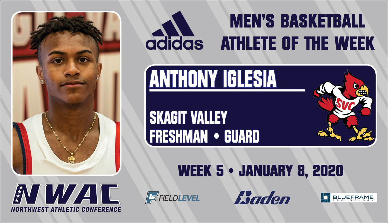 adidas Athlete of the Week graphic for Anthony Iglesia
