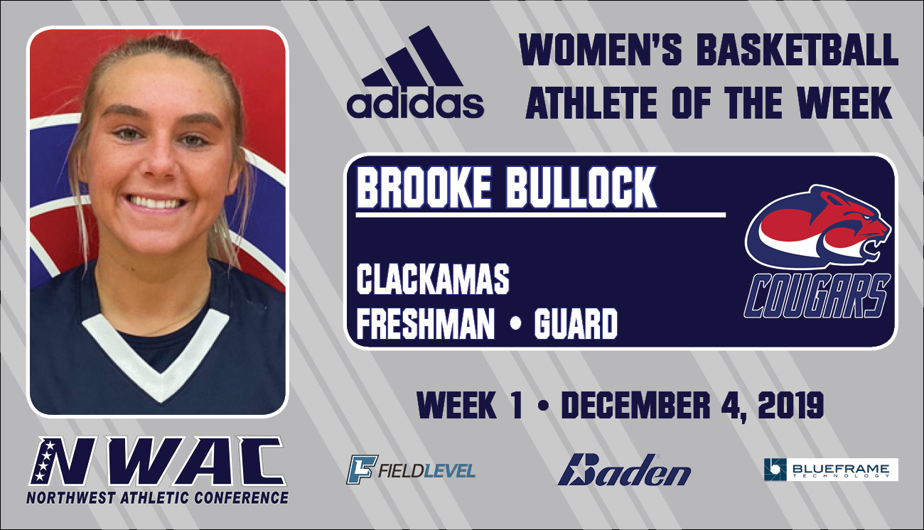 Adidas Athlete of the Week graphic with photo of Brooke Bullock