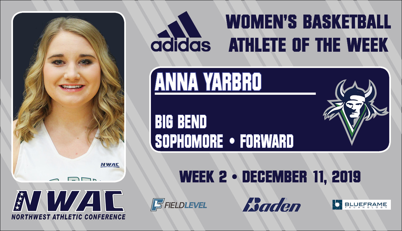 Adidas Athlete of the Week graphic for Anna Yarbro
