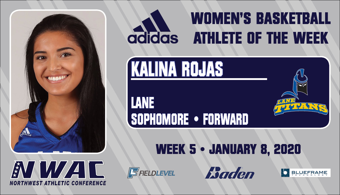 adidas Women's Basketball Athlete of the Week graphic for Kalina Rojas