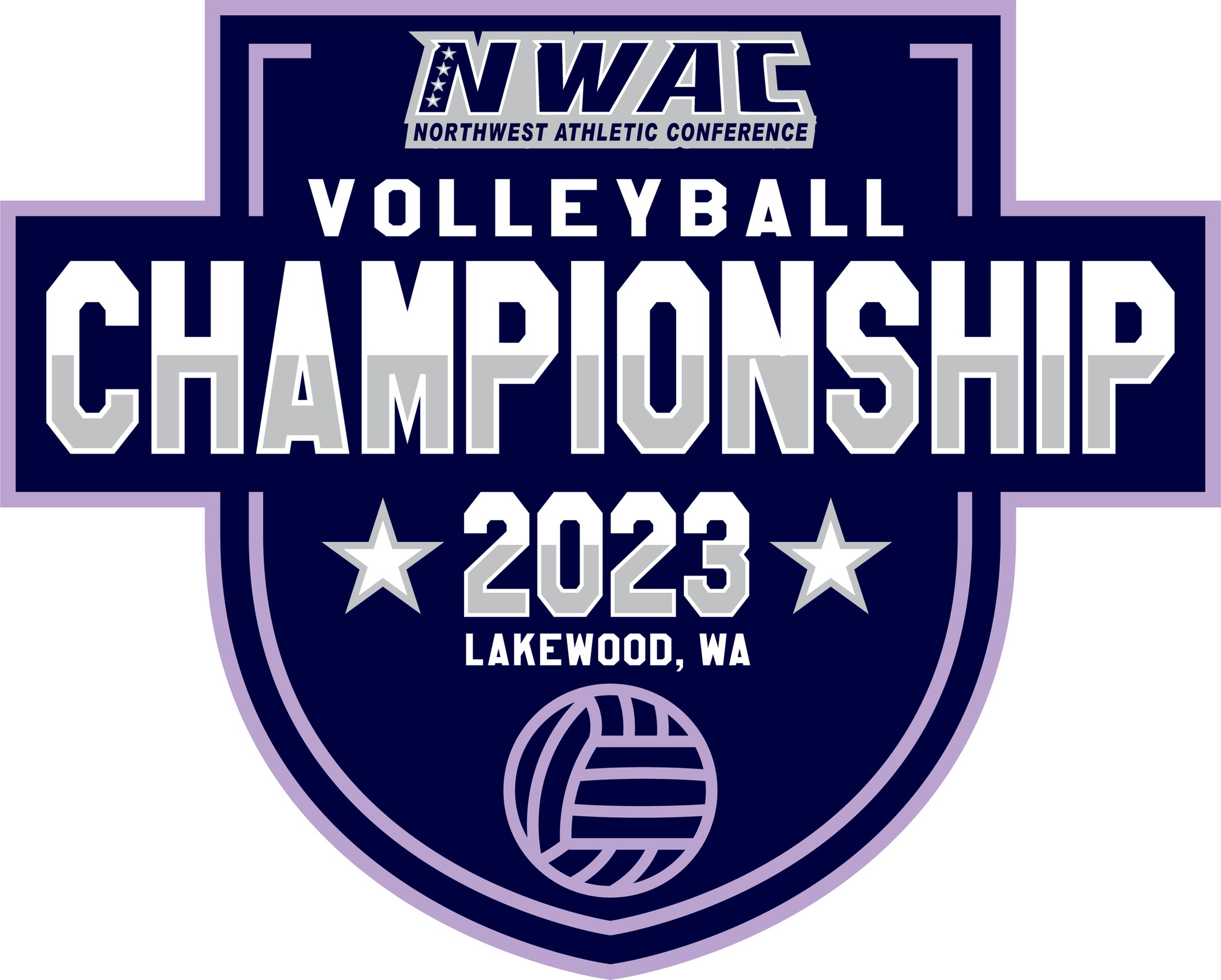 2023 NWAC Volleyball Championship logo