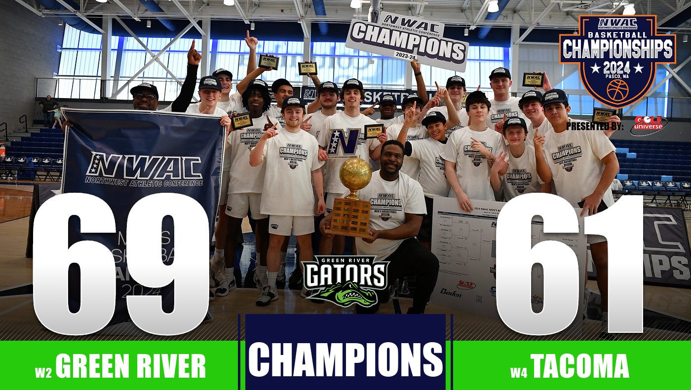 Gators Win First NWAC Men&rsquo;s Basketball Title in 69-61 Overtime Thriller over Tacoma