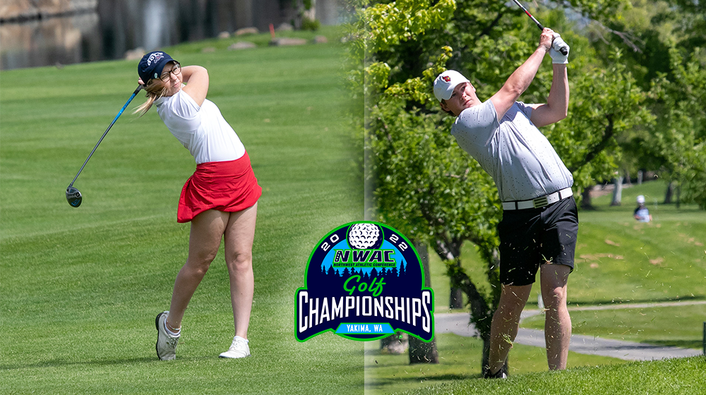 Bellevue Women, North Idaho Men Lead After Day 1 of NWAC Golf Championships