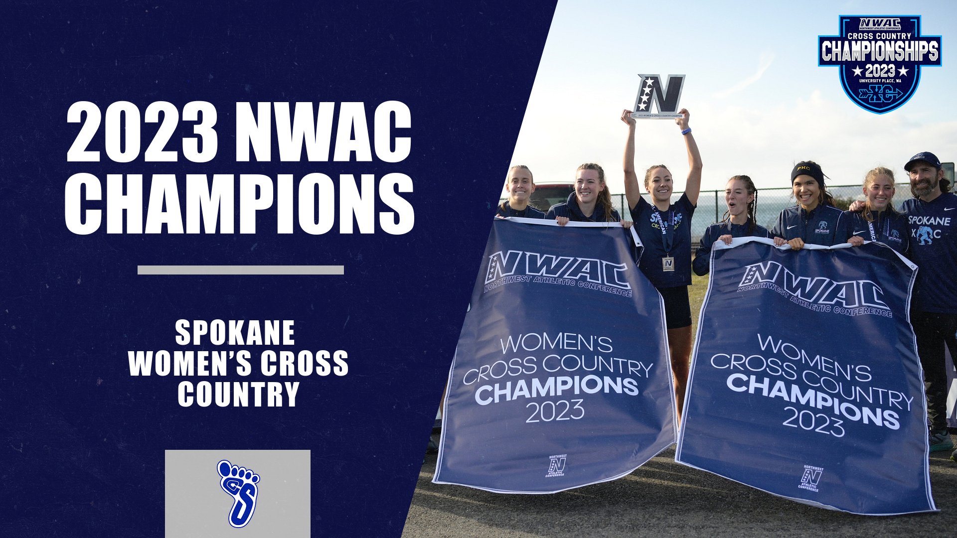 Spokane Women's Cross Country Finish 2 Through 5 to Claim 19th NWAC Title