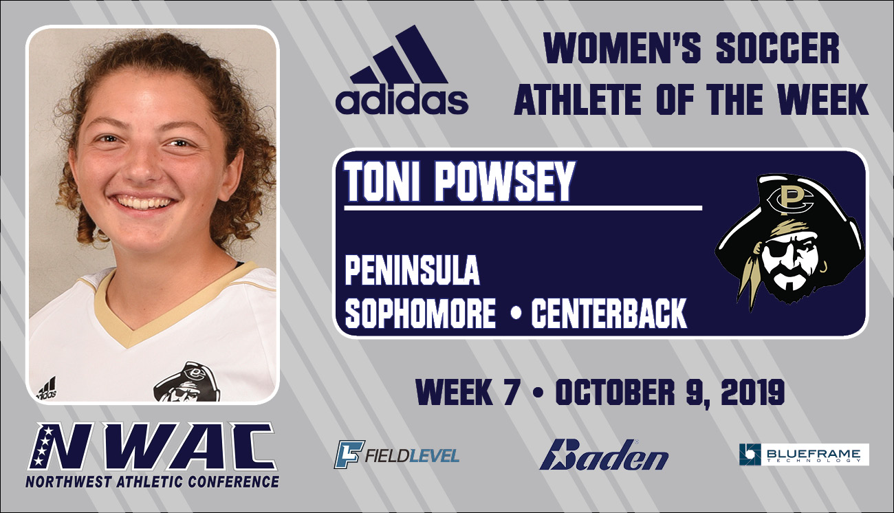 Graphic of Adidas AOW for Toni Powsey