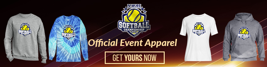 banner ad for softball merchandise