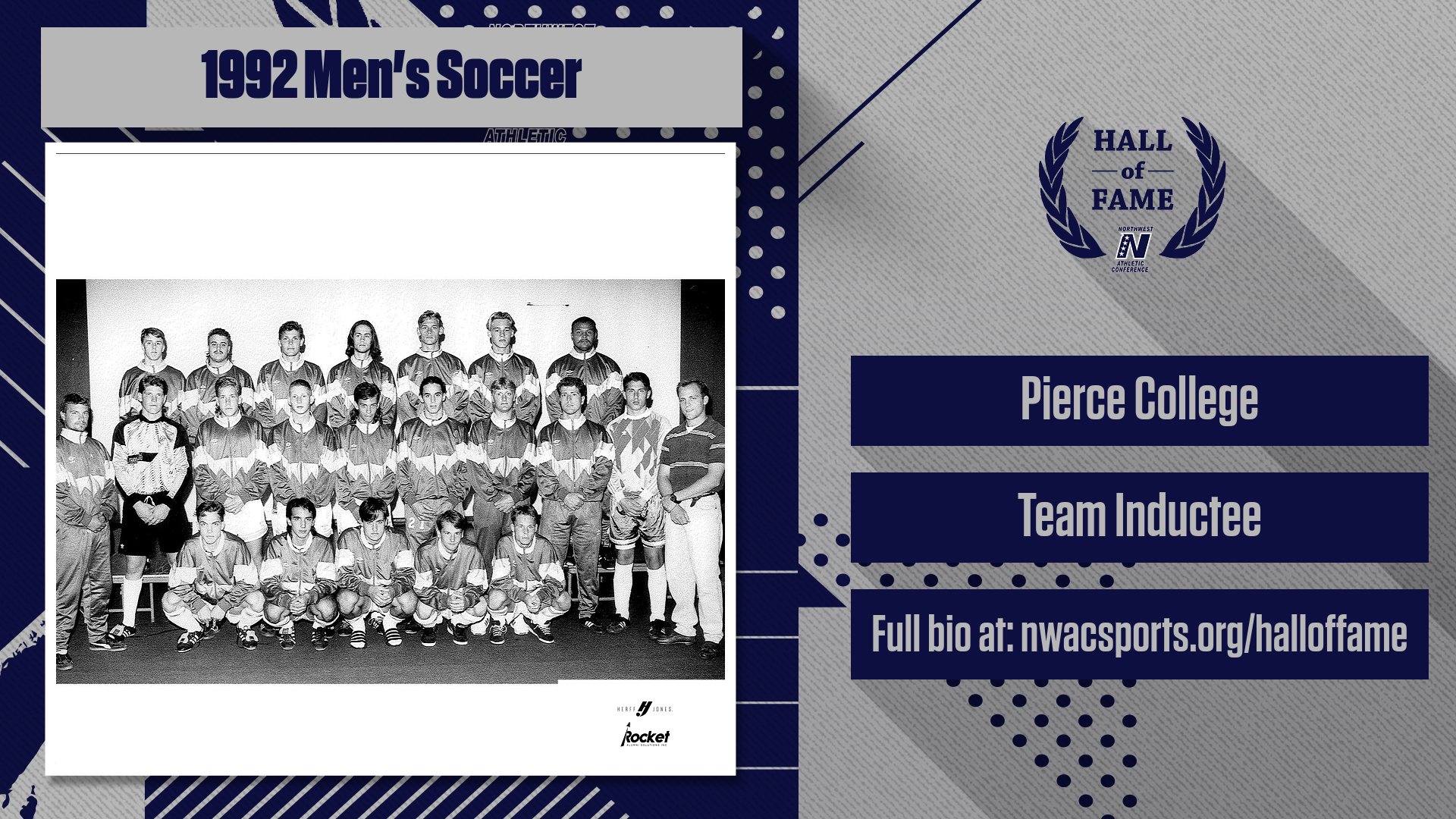 2024 NWAC Hall of Fame Inductee:1992 Pierce College Men's Soccer Team