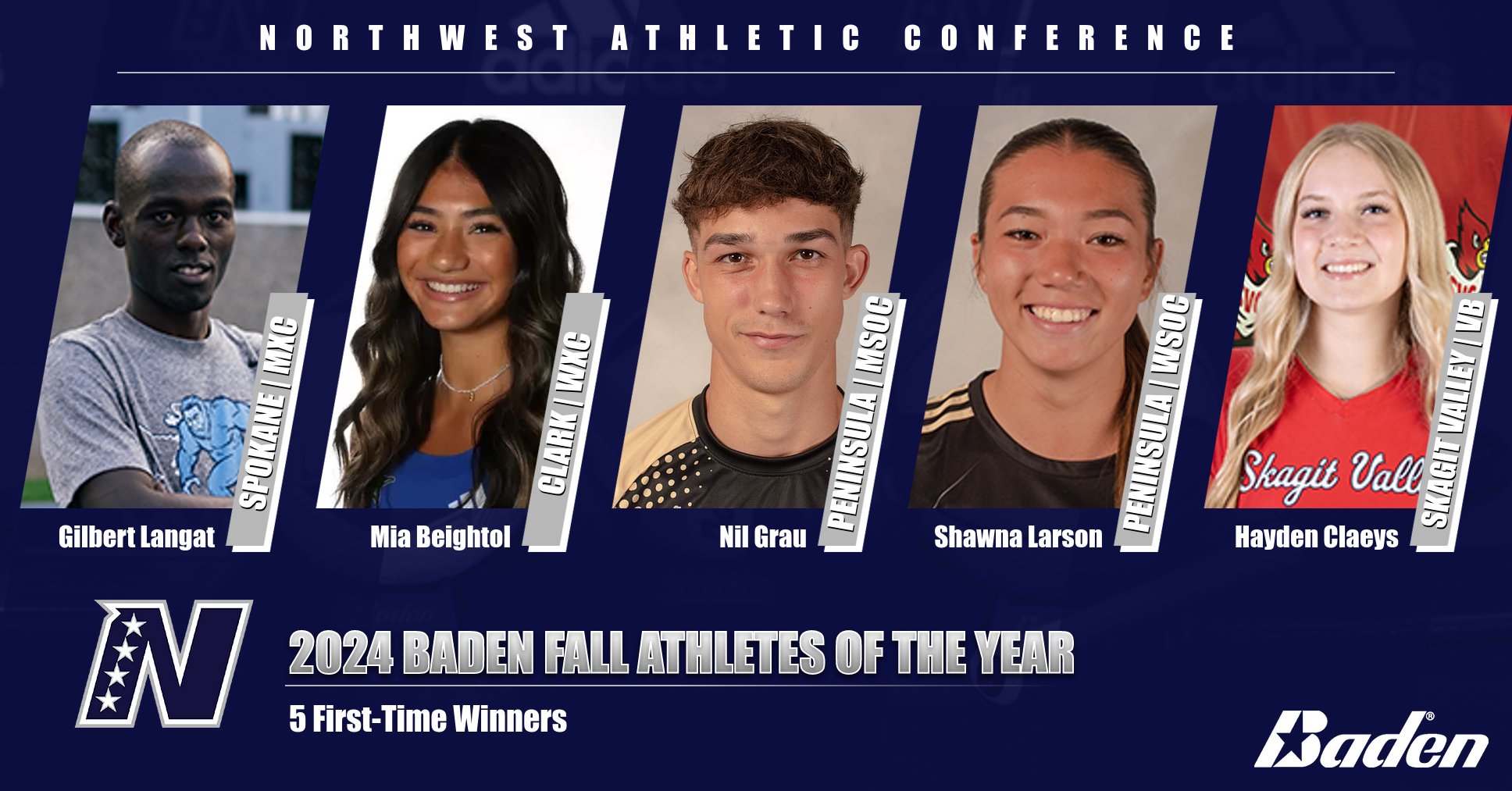 2024 Baden Fall Athletes of the Year Announced