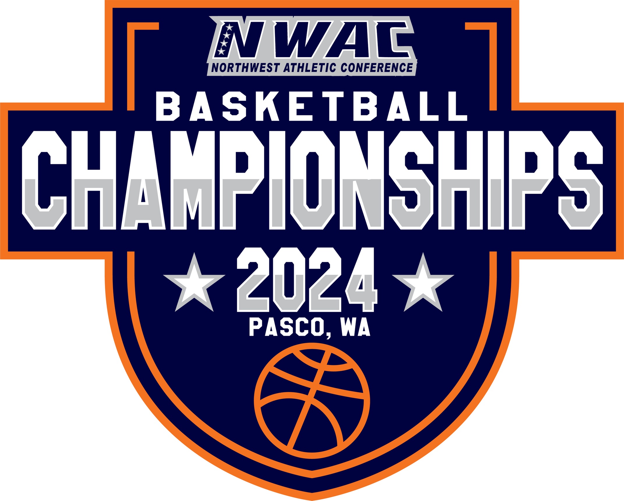 2024 NWAC Basketball Championships logo