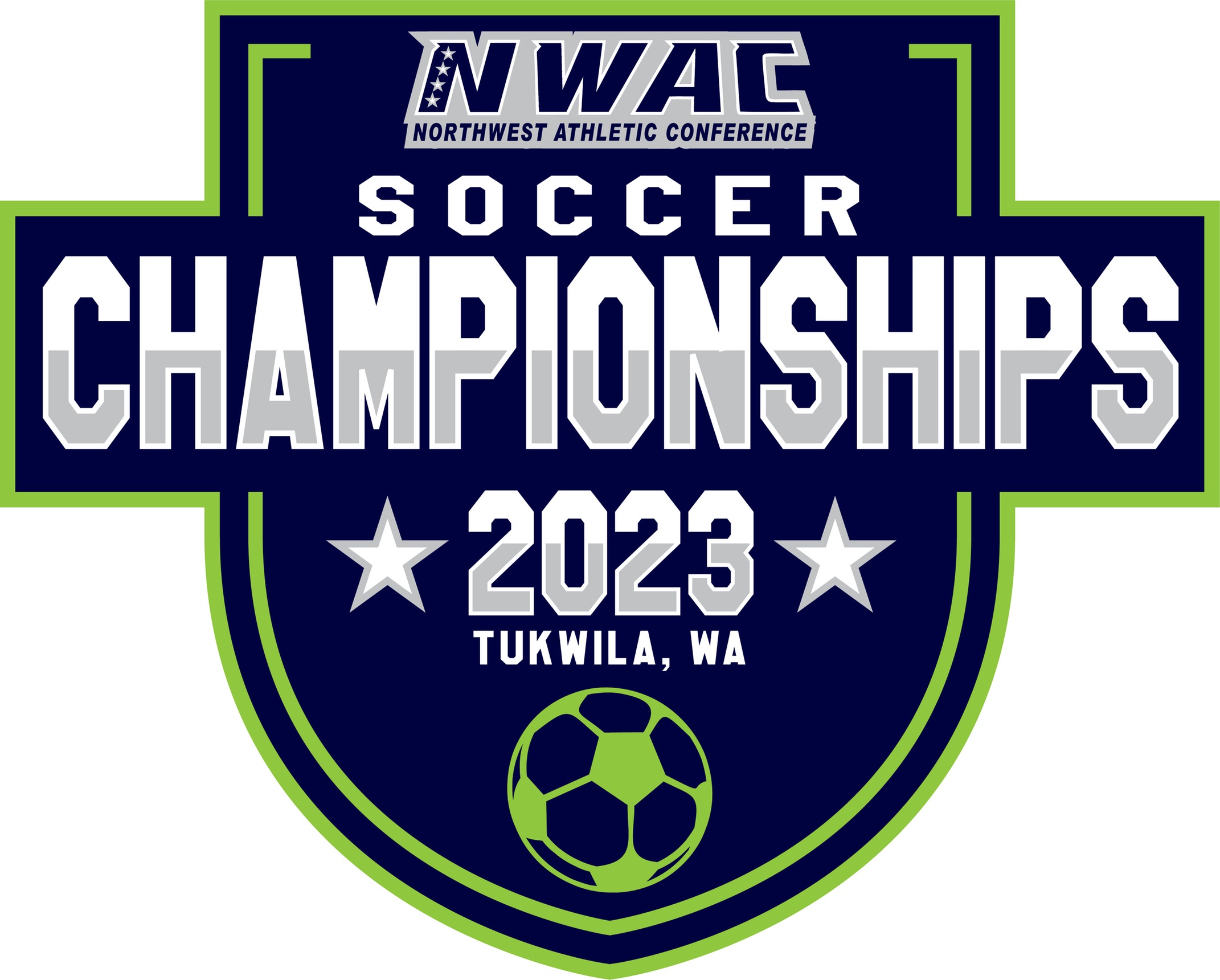 2023 NWAC Soccer Championships logo