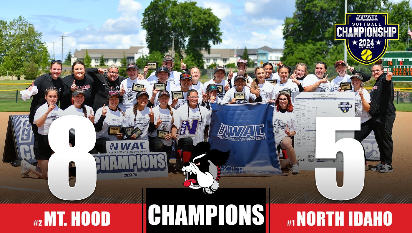 Mt. Hood Defeats North Idaho 8-5 to Claim 7th NWAC Softball Title