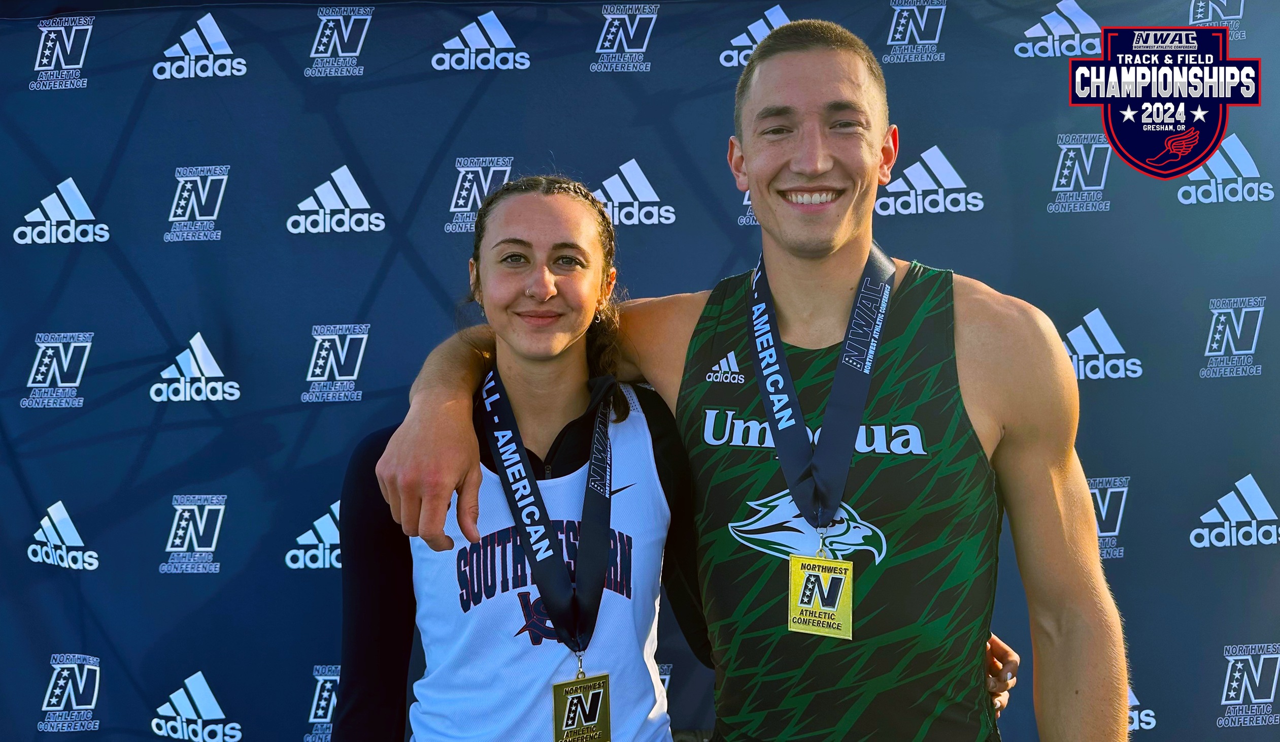 A Good Day to Be A Gee! Alannah & Daniel Win NWAC Multi Event Championships on Tuesday